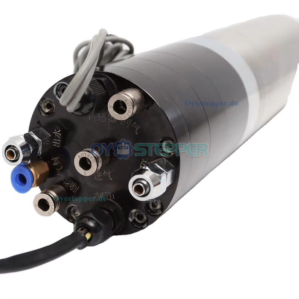 Wassergek&uuml;hltes CNC Motorspindel Set mit automatischem Werkzeugwechsel 1,5kW ISO20 &Oslash;80mm 220V 24000U/min mit Frequenzumrichter